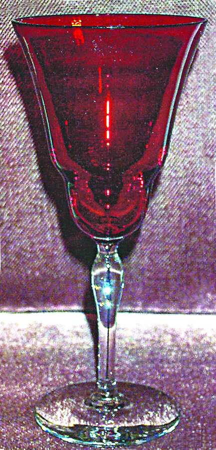 UNK4582 Ruby Water Goblet by Unknown Manufacturer-1