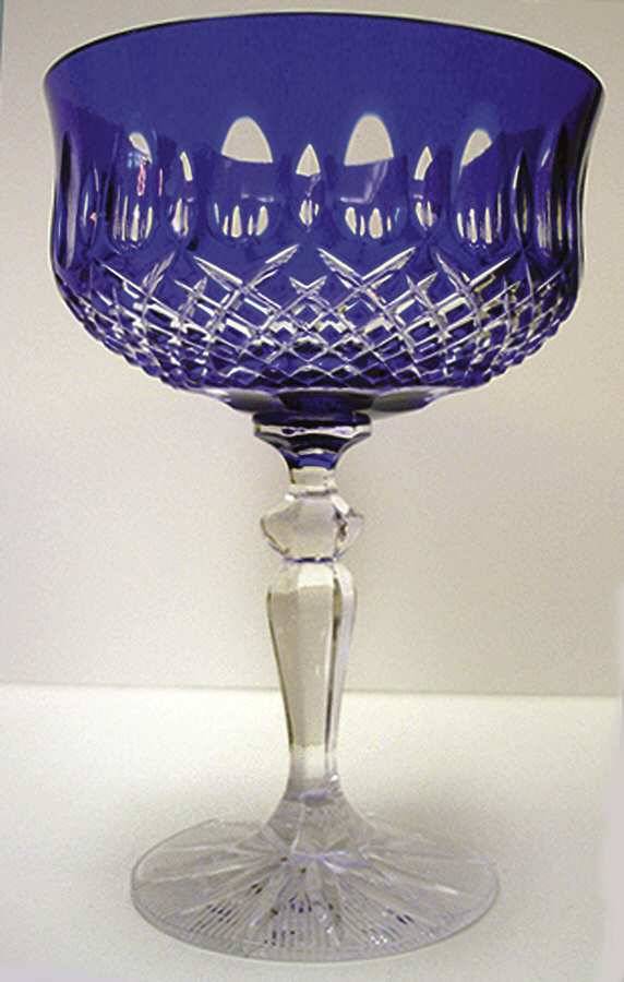UNK4601 Cobalt Blue Champagne/Tall Sherbet by Unknown Manufacturer-1