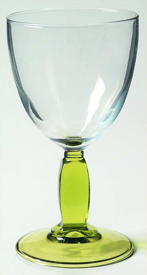 UNK4620 Green Wine Glass by Unknown Manufacturer-1