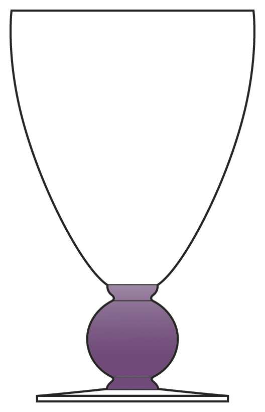 UNK4719 Amethyst Water Goblet by Unknown Manufacturer-1