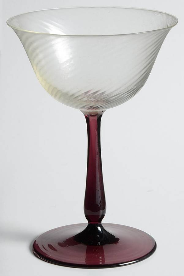 UNK2752 Amethyst Champagne/Tall Sherbet by Unknown Manufacturer-1
