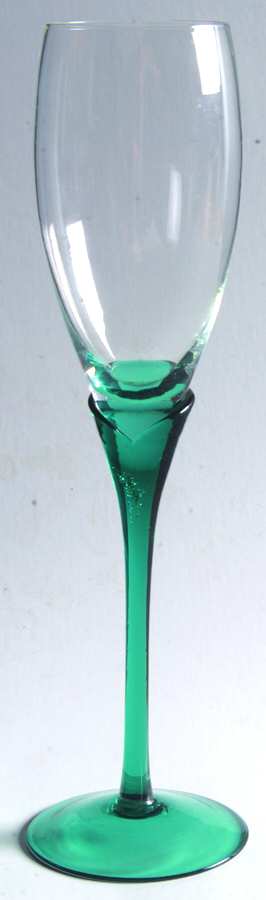 UNK4775 Teal Fluted Champagne by Unknown Manufacturer-1