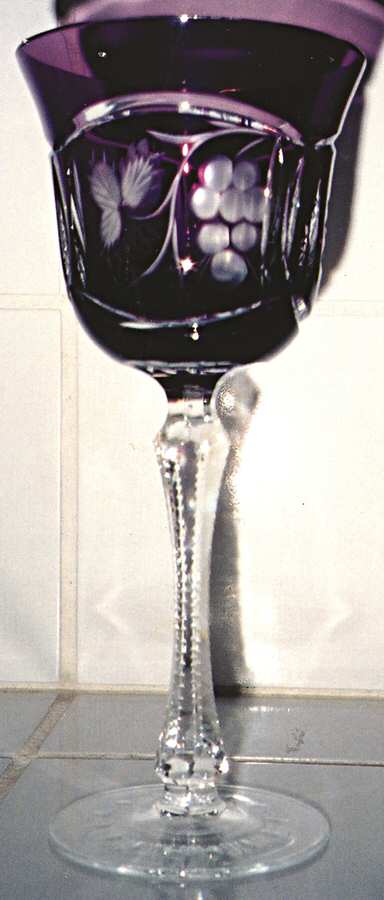 UNK3273 Amethyst Water Goblet by Unknown Manufacturer-1