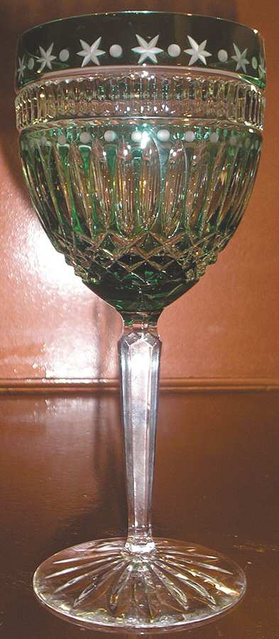 UNK4918 Emerald Green Water Goblet by Unknown Manufacturer-1