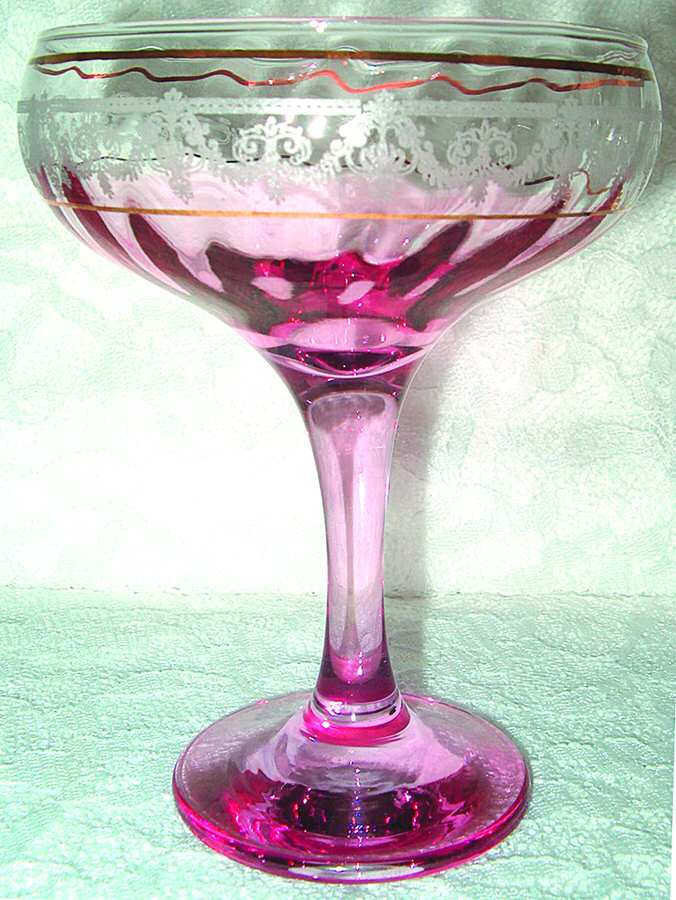 UNK3298 Pink Champagne/Tall Sherbet by Unknown Manufacturer-1
