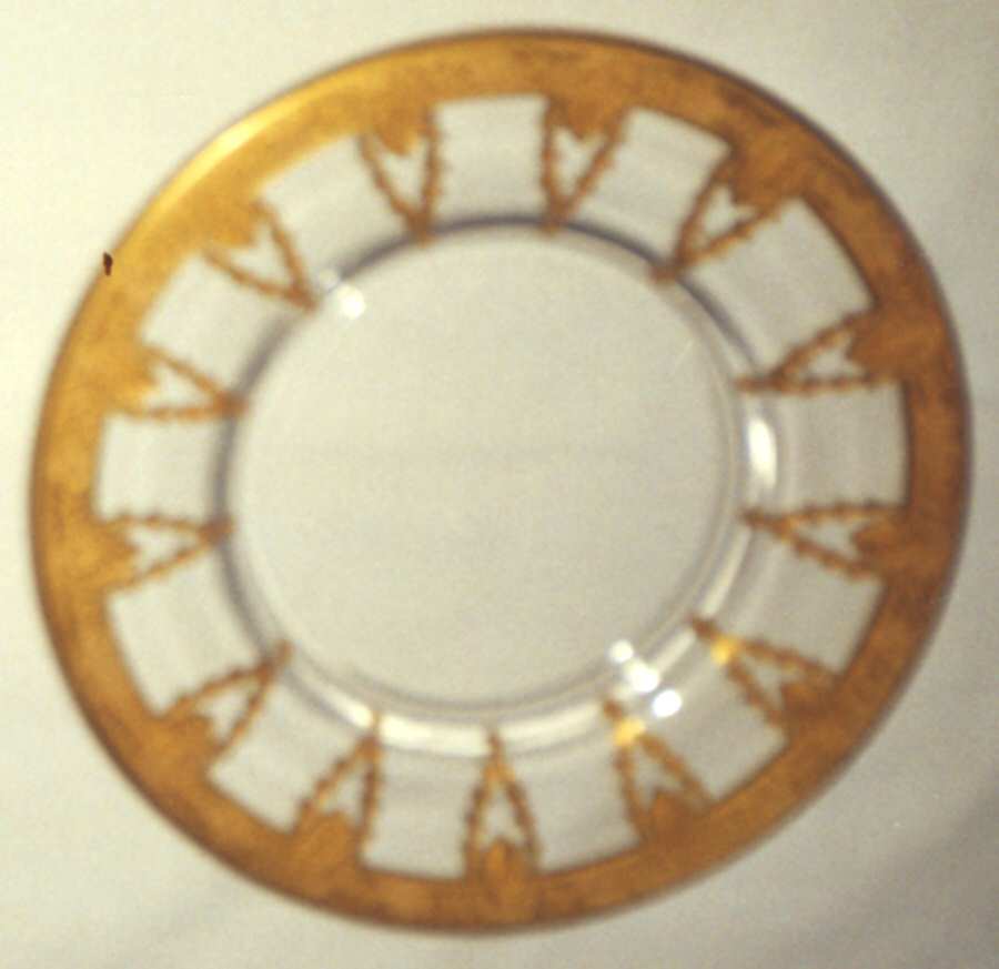 Hangling Garlands Clear Salad Plate by Wheeling Decorating-1