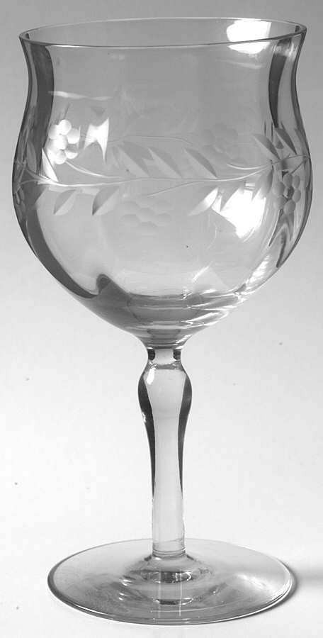 UNK3322 Water Goblet by Unknown Manufacturer-1