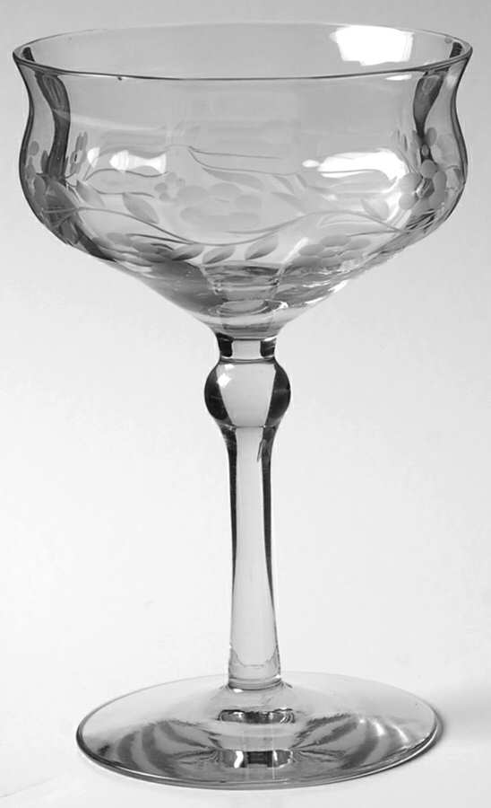 UNK3322 Champagne/Tall Sherbet by Unknown Manufacturer-1