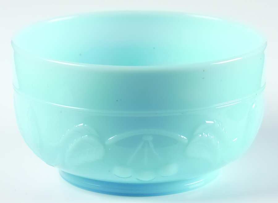 UNK5134 Turquoise Finger Bowl by Unknown Manufacturer-1