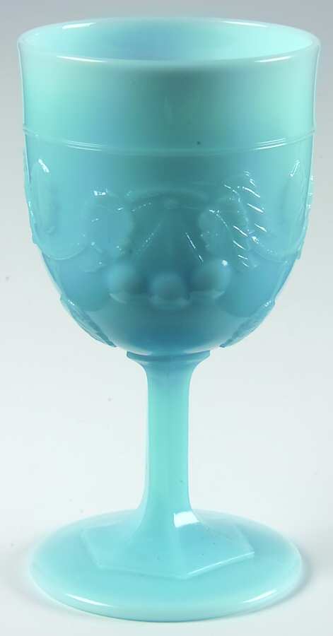 UNK5134 Turquoise Water Goblet by Unknown Manufacturer-1