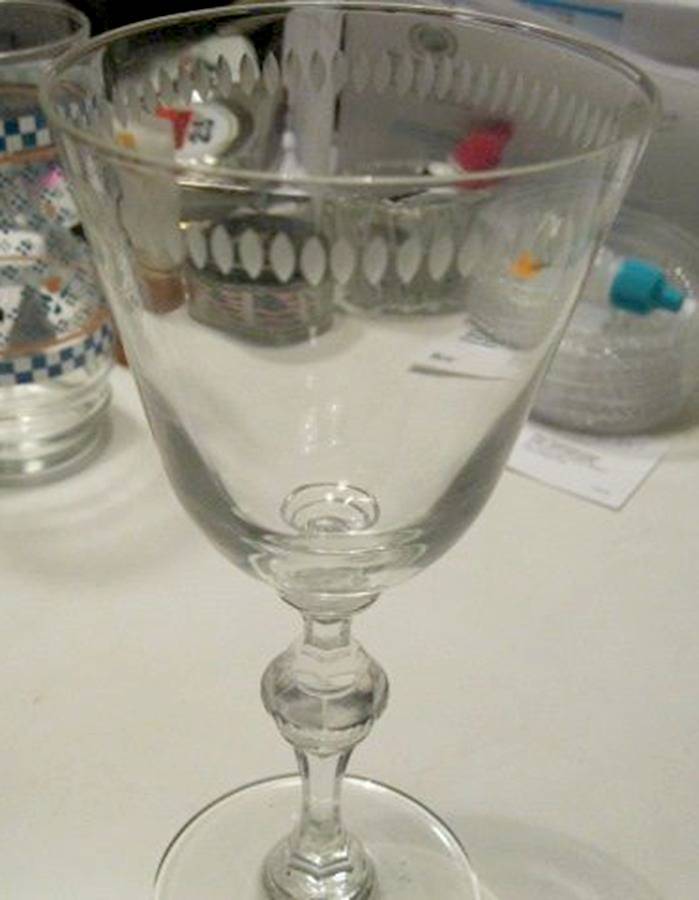 UNK3343 Tall Water Goblet by Unknown Manufacturer-1