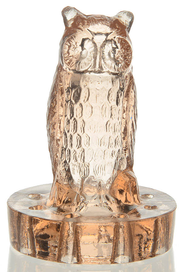 Animals & Figurines (Multicolor) 4" Owl Flower Holder by Unknown Manufacturer-1