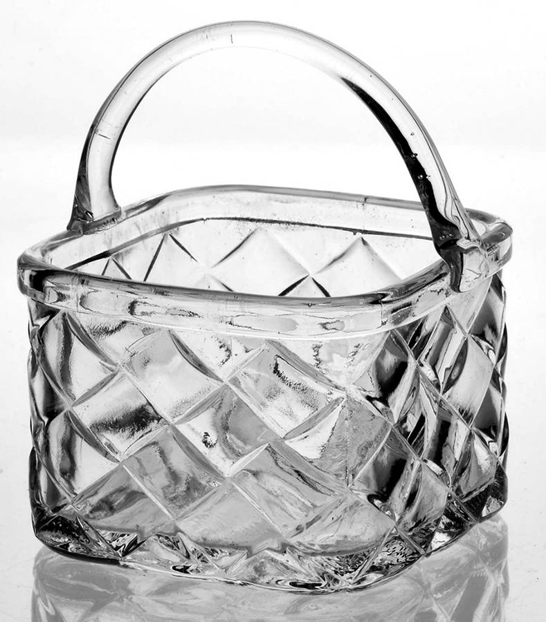 Animals & Figurines (Clear) 3" Basket by Unknown Manufacturer-1