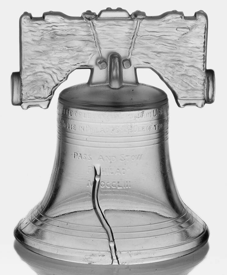 Animals & Figurines (Clear) Liberty Bell by Unknown Manufacturer-1