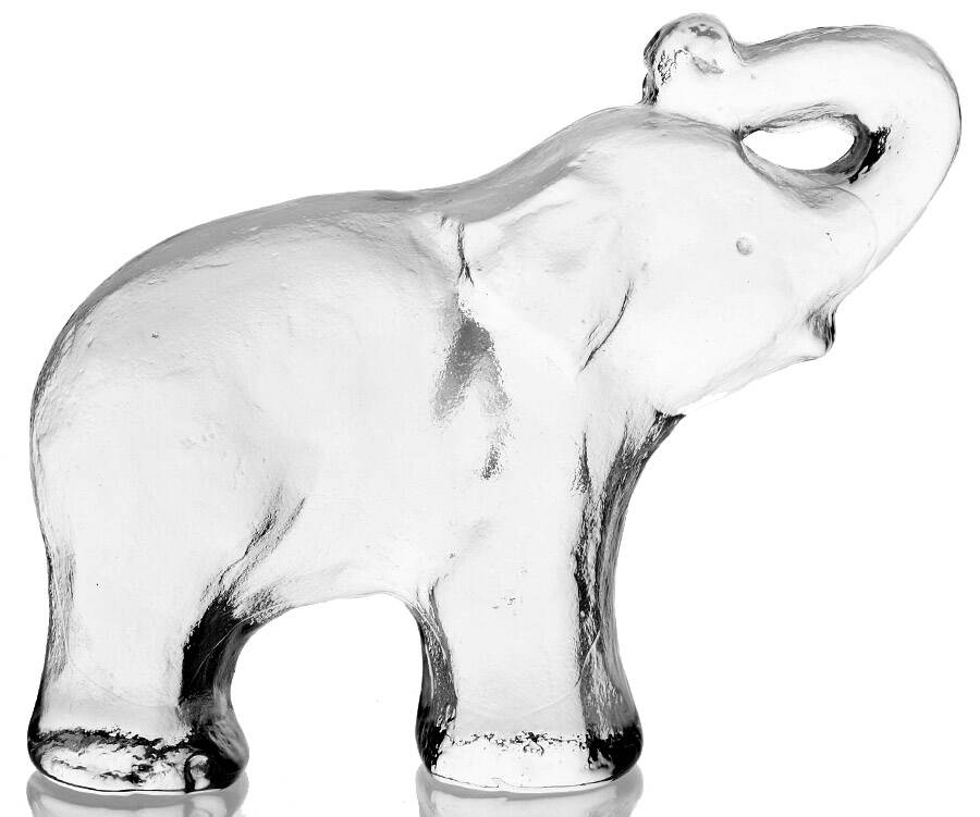 Animals & Figurines (Clear) Elephant by Unknown Manufacturer-1