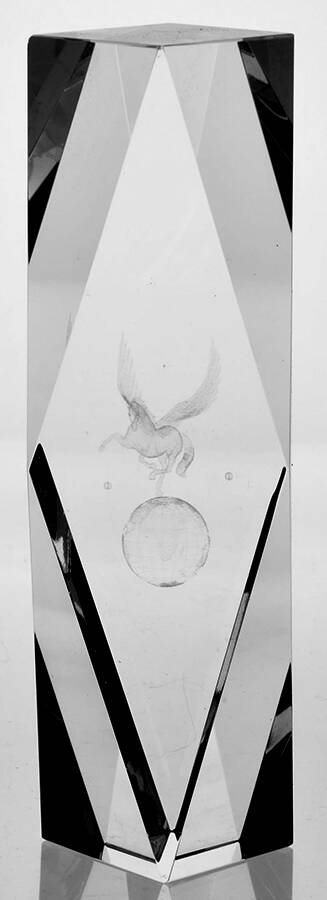 Animals & Figurines (Clear) Paperweight by Unknown Manufacturer-1