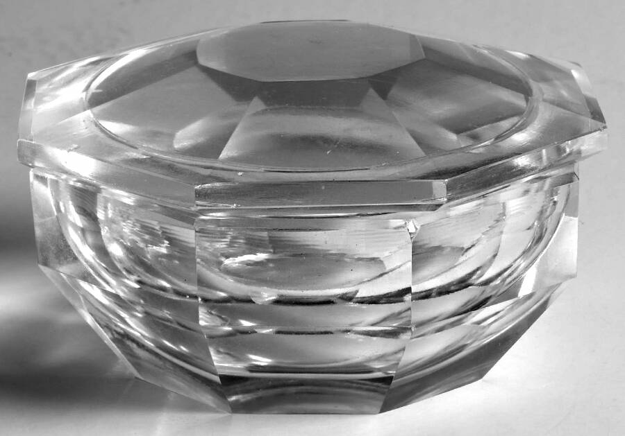 Animals & Figurines (Clear) Trinket Box with Lid by Unknown Manufacturer-1