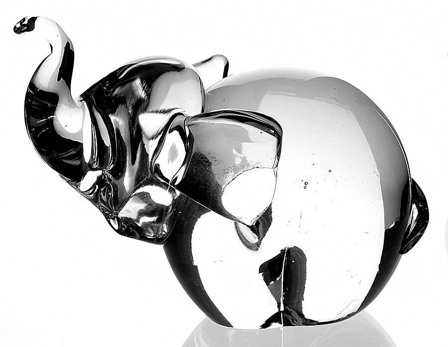 Animals & Figurines (Clear) Elephant by Unknown Manufacturer-1