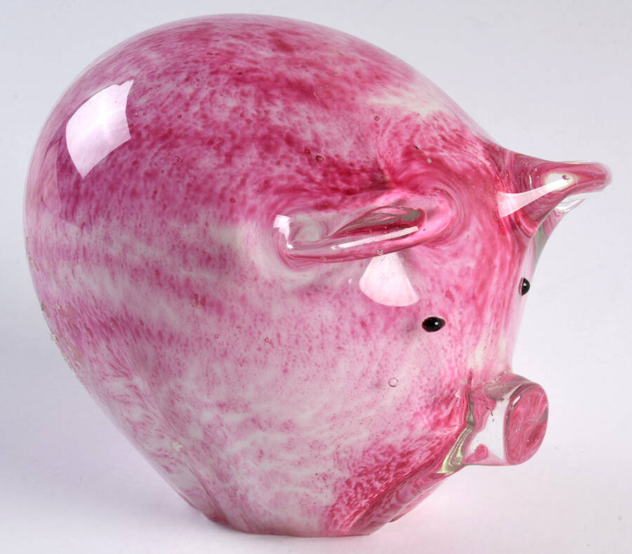 Animals & Figurines (Multicolor) Pig by Unknown Manufacturer-1