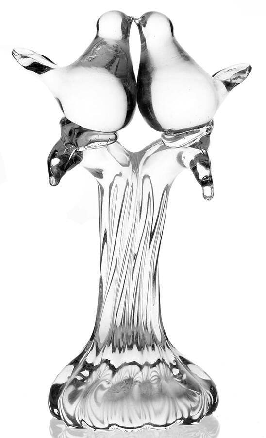 Animals & Figurines (Clear) Love Birds by Unknown Manufacturer-1