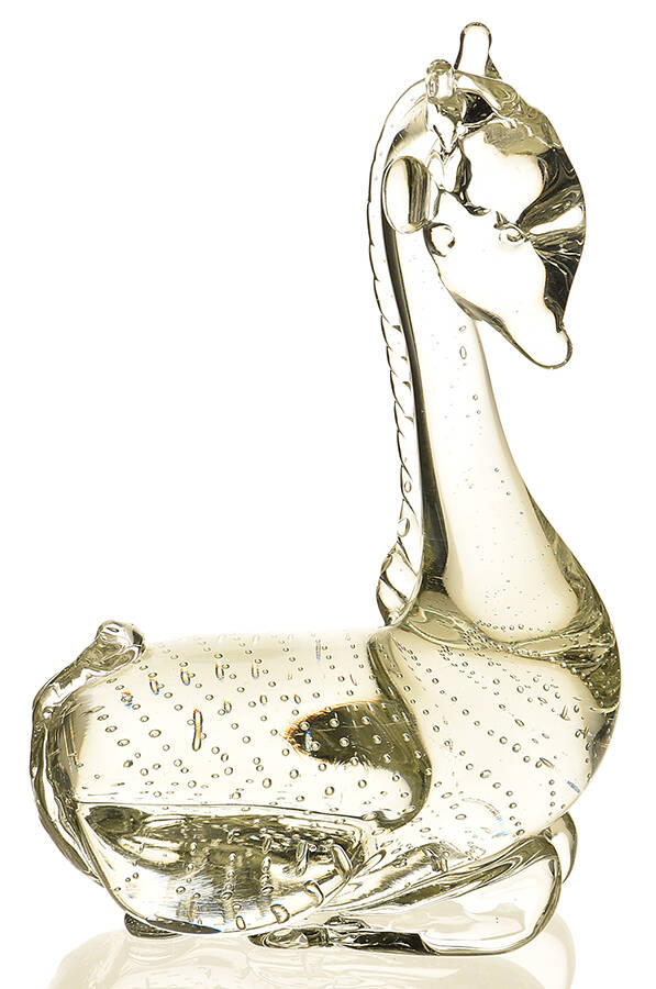 Animals & Figurines (Clear) Clear Giraffe by Unknown Manufacturer-1