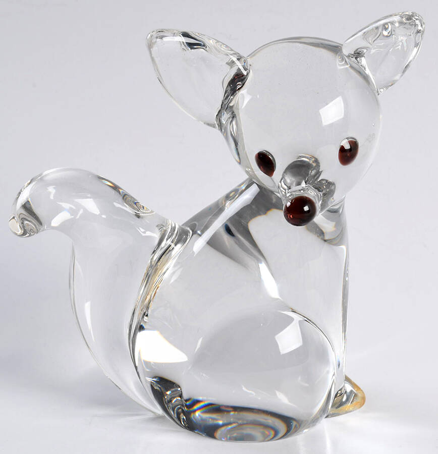 Animals & Figurines (Clear) Fox by Unknown Manufacturer-1