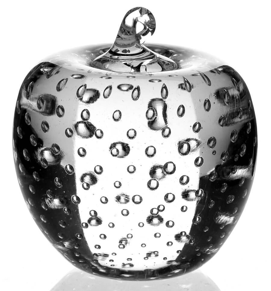 Animals & Figurines (Clear) Apple by Unknown Manufacturer-1