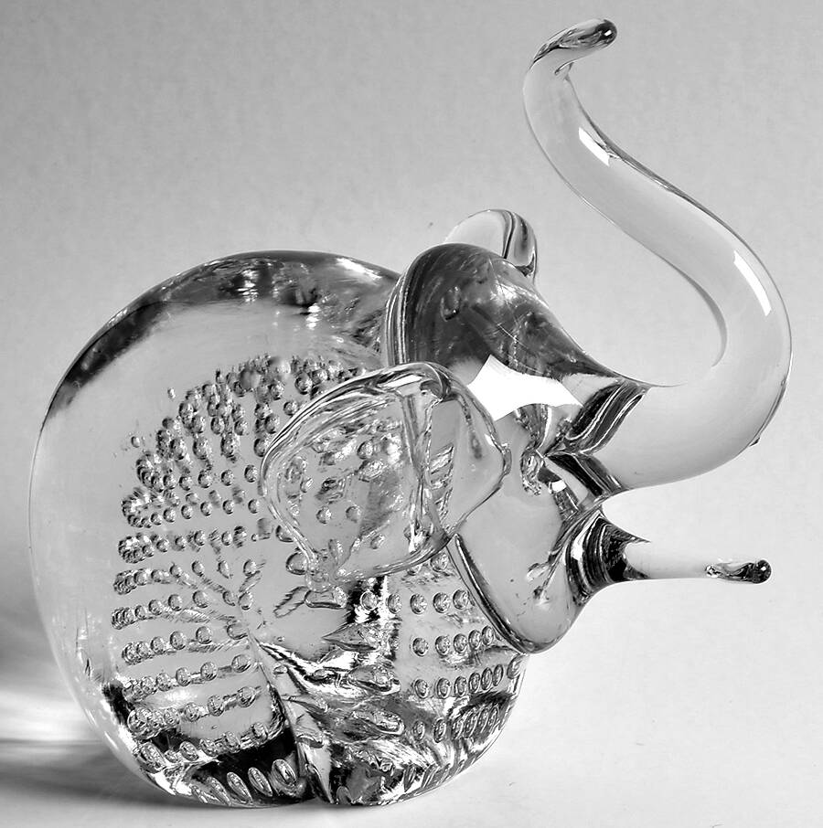 Animals & Figurines (Clear) Elephant by Unknown Manufacturer-1
