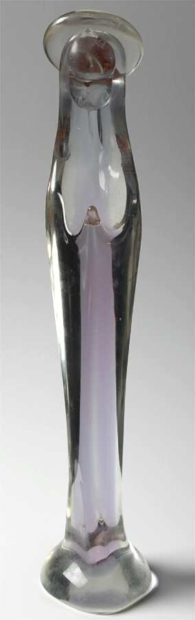 Animals & Figurines (Clear) Large Madonna W/Halo by Unknown Manufacturer-1