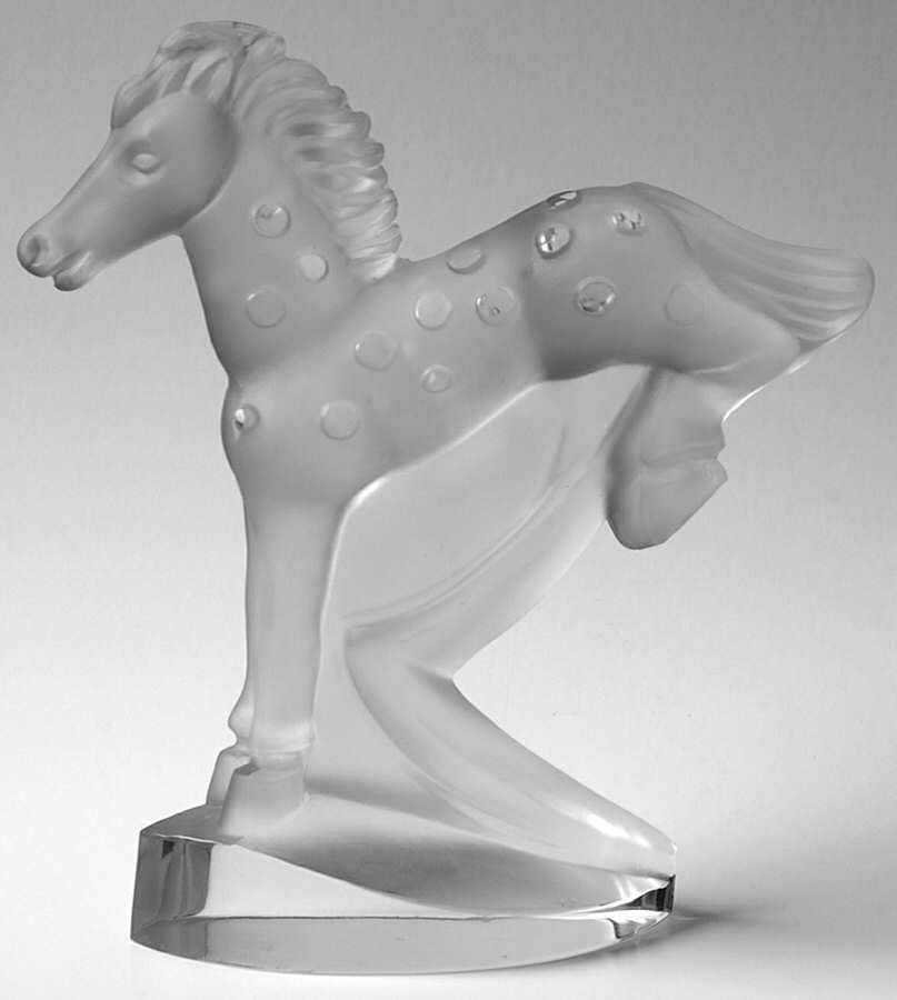 Animals & Figurines (Clear) Spotted Horse by Unknown Manufacturer-1