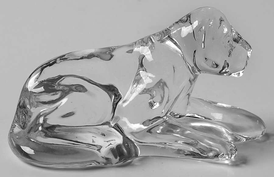 Animals & Figurines (Clear) Dog by Unknown Manufacturer-1