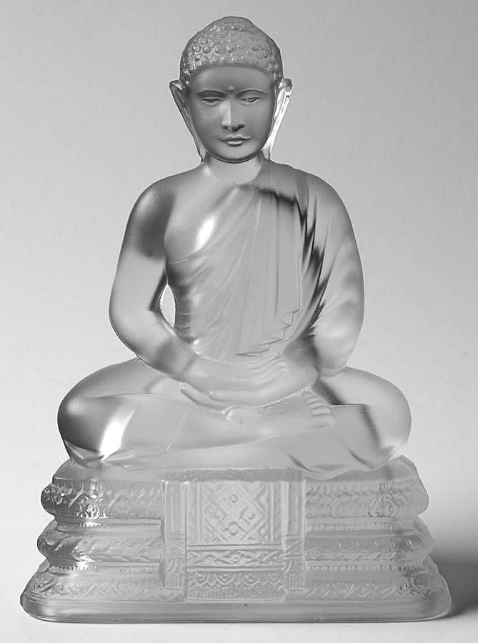 Animals & Figurines (Clear) Buddha by Unknown Manufacturer-1