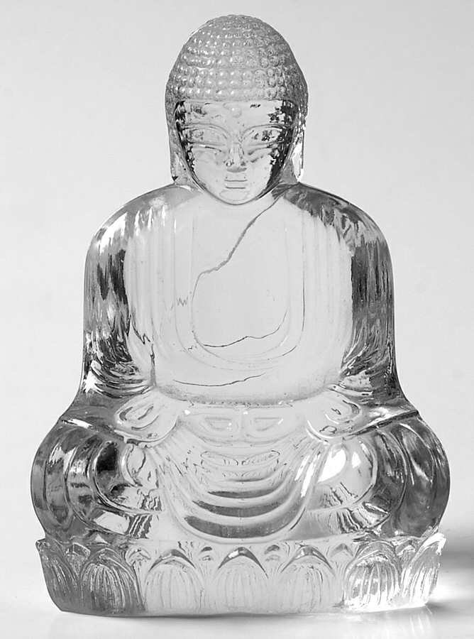 Animals & Figurines (Clear) Buddha by Unknown Manufacturer-1