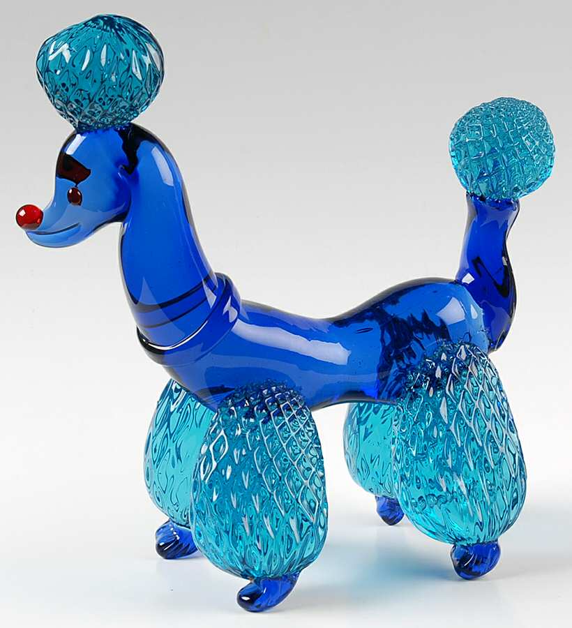 Animals & Figurines (Multicolor) Poodle by Unknown Manufacturer-1