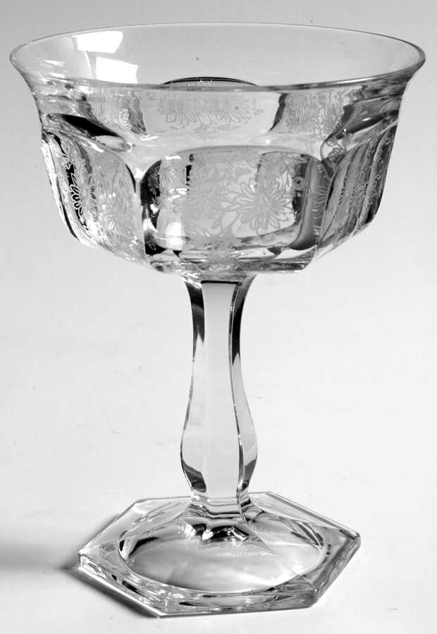 Etch72 Champagne/Tall Sherbet by Duncan & Miller-1