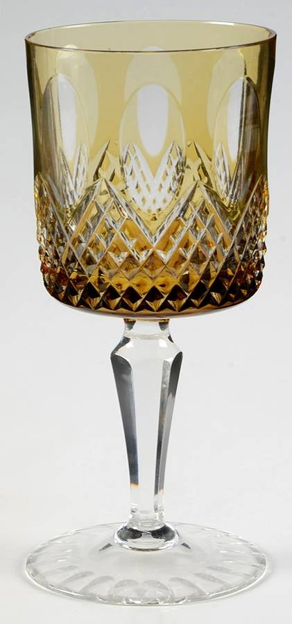 Unk5402 Amber Water Goblet by Unknown Manufacturer-1