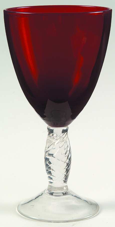 UNK5415 Ruby Water Goblet by Unknown Manufacturer-1