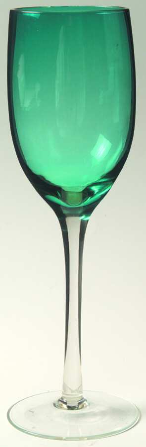UNK5416 Aqua Wine Glass by Unknown Manufacturer-1