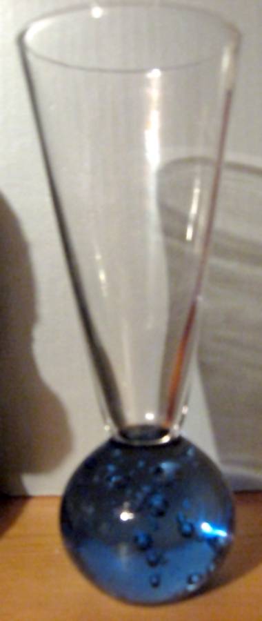 UNK5485 Blue Fluted Champagne by Unknown Manufacturer-1