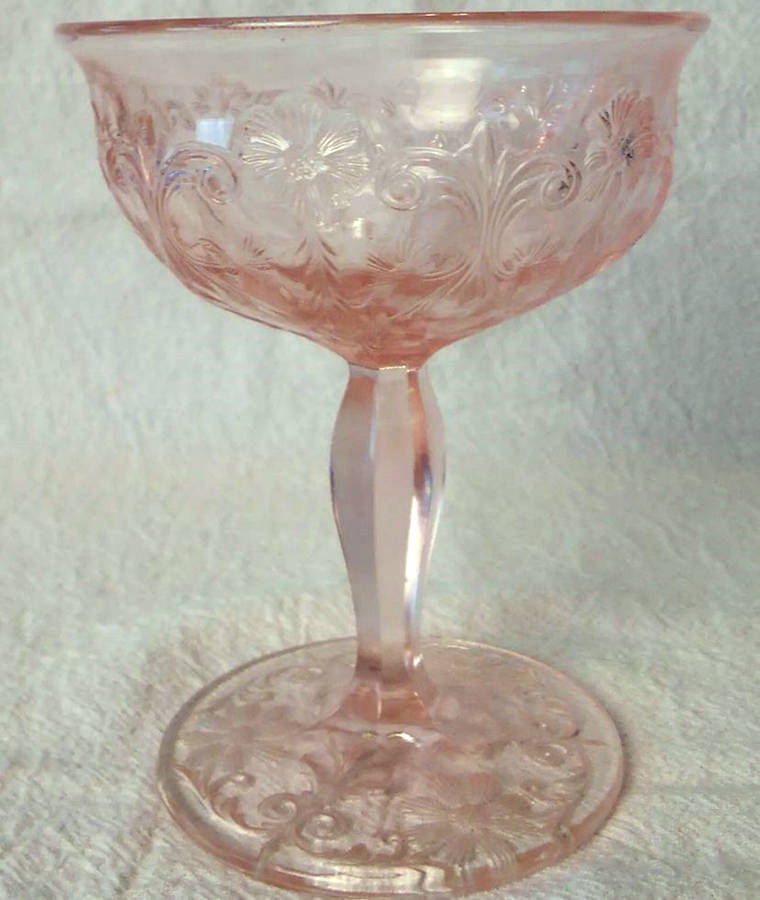 UNK5622 Pink Champagne/Tall Sherbet by Unknown Manufacturer-1
