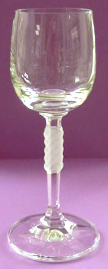 UNK707 Frosted Wine Glass by Unknown Manufacturer-1