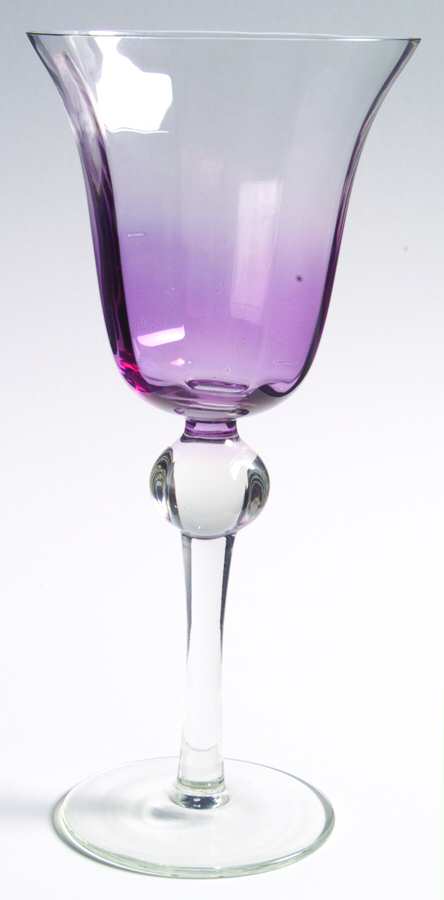 UNK5651 Amethyst Water Goblet by Unknown Manufacturer-1