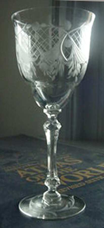 UNK3706 Water Goblet by Unknown Manufacturer-1