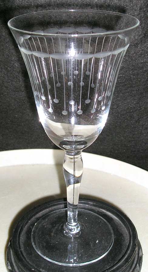 UNK3707 Water Goblet by Unknown Manufacturer-1