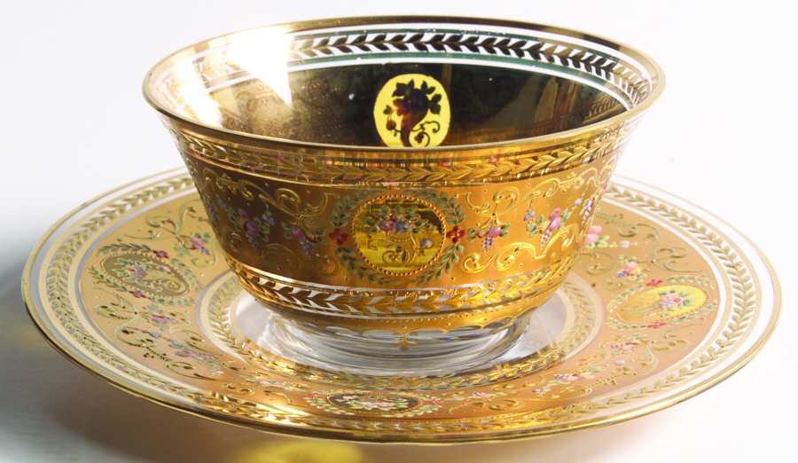 UNK5293 Finger Bowl & Underplate by Unknown Manufacturer-1
