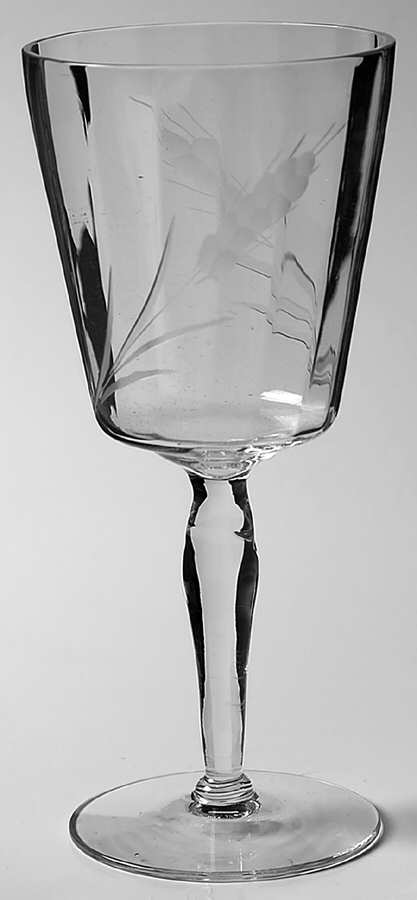 2010-18 Water Goblet by Glastonbury - Lotus-1