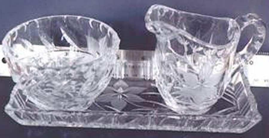 UNK5708 Creamer, Sugar and Tray Set by Unknown Manufacturer-1