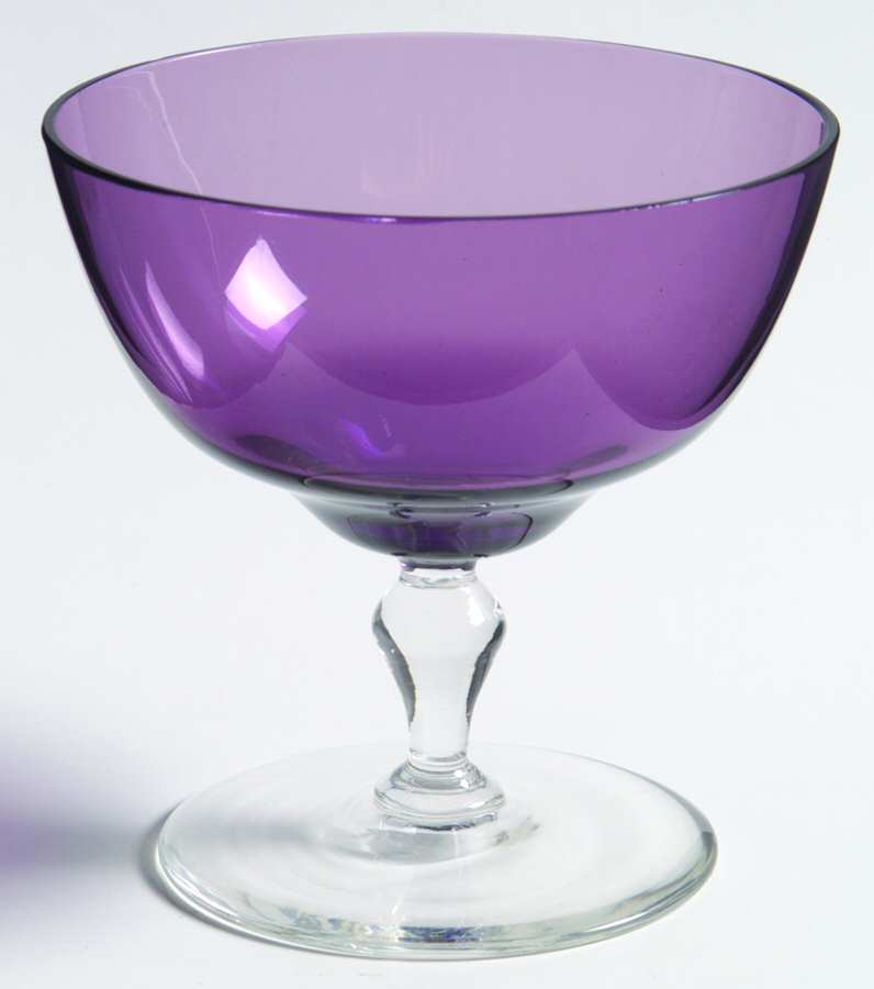 UNK2497 Amethyst Champagne/Tall Sherbet by Unknown Manufacturer-1