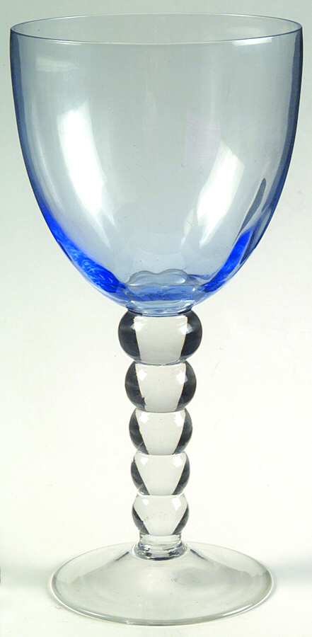 UNK5970 Blue Water Goblet by Unknown Manufacturer-1