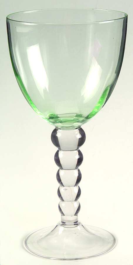 UNK5970 Green Water Goblet by Unknown Manufacturer-1